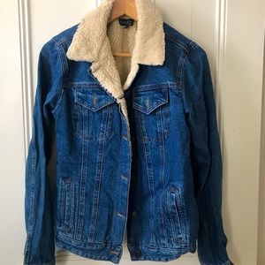 TOPSHOP SHERPA JEAN JACKET